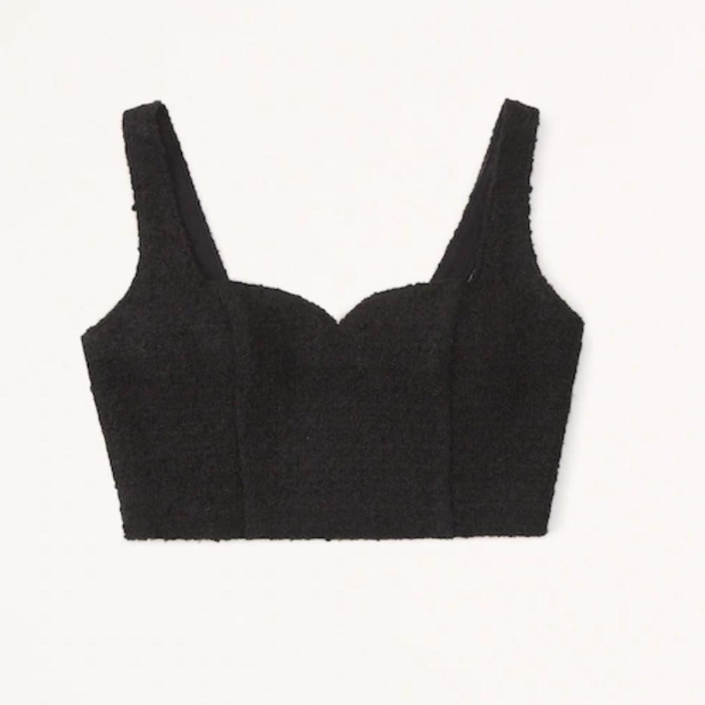 Abercrombie & Fitch Tweed Set Top NWT